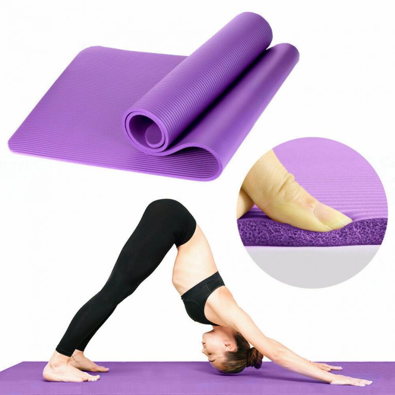 Foldable Travel Yoga Mat - Ultra Compact Portable - Skidless - 1/8